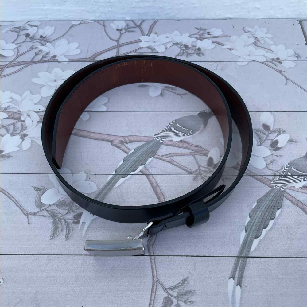 Coach Chestnut Leather Belt